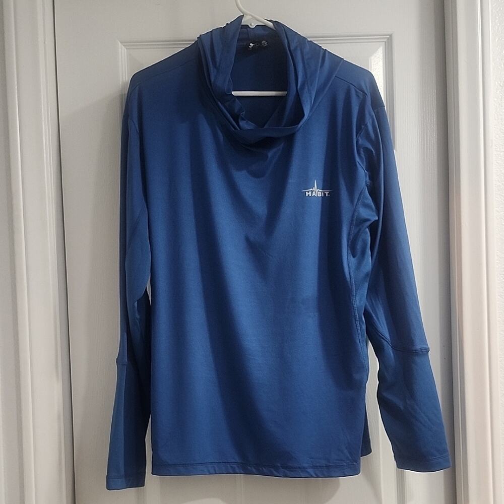 Habit Blue Long Sleeve Shirt